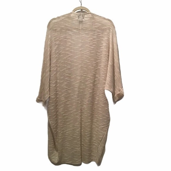 Madison & Berkeley Long Cream Cardigan - Picture 2 of 3